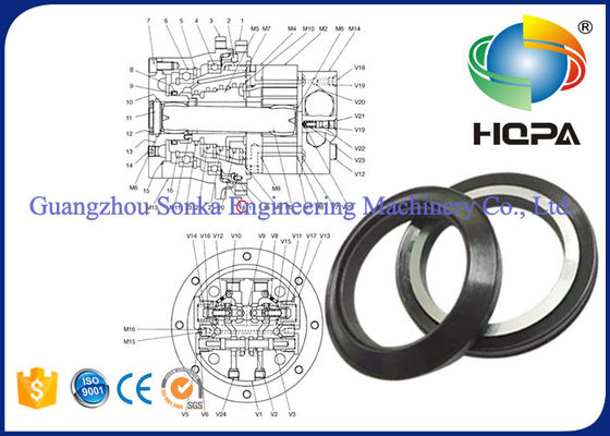 DAEWOO SOLAR015 Floating Oil Seal Flexible GW2-0110 High Tensile Strength